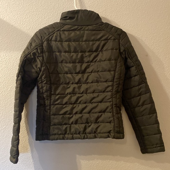 Miss London Black Label green puffer jacket size small - Picture 4 of 5